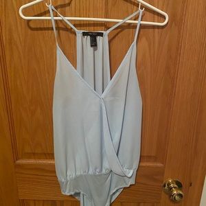 Forever 21 blue bodysuit